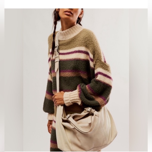 NWT Free People Beaumont canvas tote❤️❤️❤️❤️ - Picture 2 of 14